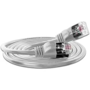 Síťový kabel RJ45 Slim Wirewin PKW-LIGHT-STP-K6 0.25 WS, CAT 6, U/FTP, 25.00 cm, bílá