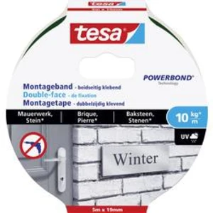 Montážní páska tesa BRICK & STONE 77749-00000-00, (d x š) 5 m x 19 mm, akrylát, černá, 1 ks