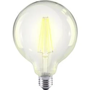 LED žárovka Sygonix TG91911 230 V, E27, 12 W = 98 W, teplá bílá, A++ (A++ - E), tvar globusu, vlákno, 1 ks