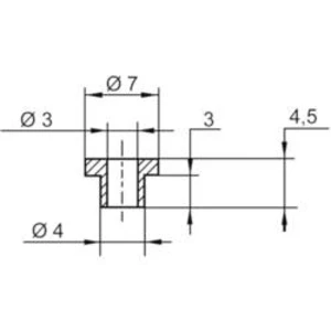 Izolační objímka TRU COMPONENTS TC-V5815-203, 1586597