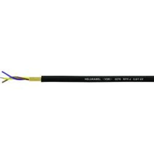 Uzemňovací kabel Helukabel NYY-J 32059, 5 G 1.50 mm², 50 m, černá