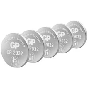 Knoflíkový článek CR 2032 lithiová GP Batteries CR2032 220 mAh 3 V 5 ks