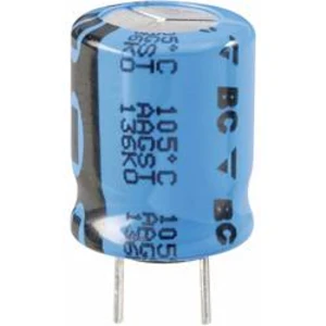 Kondenzátor elektrolytický Vishay 2222 136 61471, 470 µF, 50 V, 20 %, 25 x 12,5 mm