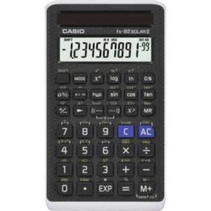 Casio FX-82SOLARII školní počítač černá Displej (počet míst): 10 solární napájení (š x v x h) 71 x 10 x 134 mm