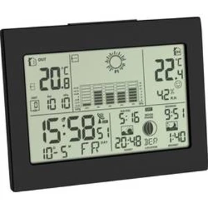 Digitální bezdrátová meteostanice TFA Dostmann HORIZON 35.1155.01, Max. dosah 60 m, černá