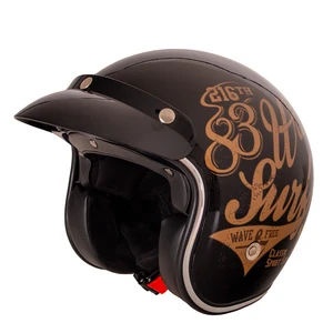 Moto přilba W-TEC Café Racer  M (57-58)  3Ways Surf Bronze