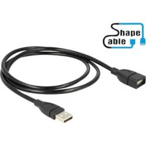 USB 2.0 kabel Delock 83500, 1.00 m, černá