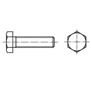 Šestihranné šrouby TOOLCRAFT 130921, N/A, M18, 100 mm, ocel, 25 ks