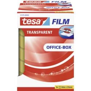 Tesafilm tesa OFFICE-BOX 57379-00002-01, (d x š) 66 m x 25 mm, akrylát, transparentní, 6 ks