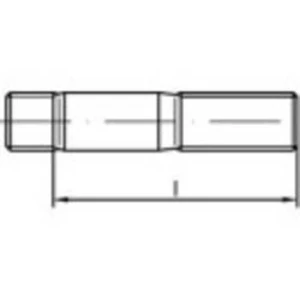 Šrouby závrtné TOOLCRAFT 132616, N/A, M24, 80 mm, ocel, 10 ks