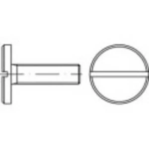 Šrouby s plochou hlavou TOOLCRAFT 118982, N/A, M5, 10 mm, ocel, 100 ks