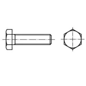 Šestihranné šrouby TOOLCRAFT 133850, N/A, M14, 80 mm, ocel, 50 ks