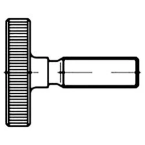 Rýhovaný šroub TOOLCRAFT 112088, N/A, M6, 30 mm, ocel, 25 ks