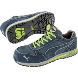 Bezpečnostní obuv S1P PUMA Safety Airtwist Low 643040-39, vel.: 39, modrá, zelená, 1 pár