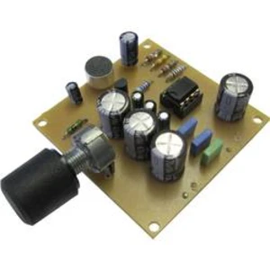 Vysoce citlivý mikrofon do zvukových parabol Kemo B085, 56 x 56 mm, 9 V/DC (stavebnice)