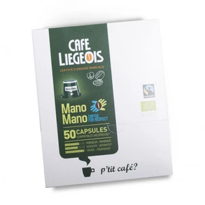 Kaffeekapseln geeignet für Nespresso® Café Liégeois „Mano Mano“, 50 Stk.