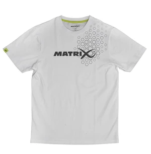 Matrix tričko white hex print t-shirt - m