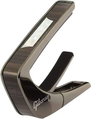 Thalia Gibson Trapezoid Trapezoid-Black Chrome Cejilla de guitarra acústica