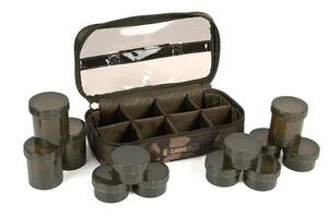 Fox pouzdro camolite 12 pot hookbait case