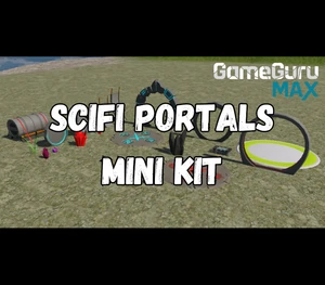 GameGuru MAX - Low Poly Mini Kit: Sci-Fi Portals DLC Steam CD Key