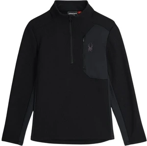 Spyder Mens Bandit 1/2 Zip Black L Jersey Camiseta de esquí / Sudadera con capucha