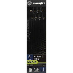 Matrix náväzec mxc-6 barbless band rigs f1 15 cm - 16 0,125 mm