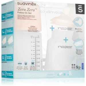 Suavinex Zero Zero Follow-On Set dárková sada pro miminka M Medium Flow 3 m+