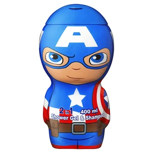 EP LINE Captain America 2D sprchový gel a šampón 400 ml