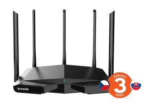 Tenda TX27 Pro AXE5700 WiFi6E Router, 1x GWAN, 3x GLAN, IPv6, BSS Color, VPN server, WPA3