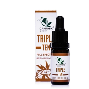 CANNABIOpharm TRIPLE TEN- CBD 10%-CBG 10%-CBN 10%