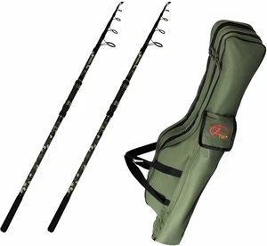 ZFISH Combo 2x Kingstone Telecarp + Case Prút 3,6 m 3,5 lb 5 dielov