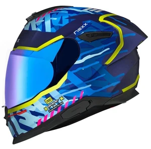 Nexx Y.100R Urbangram Indigo Blue MT XS Casco