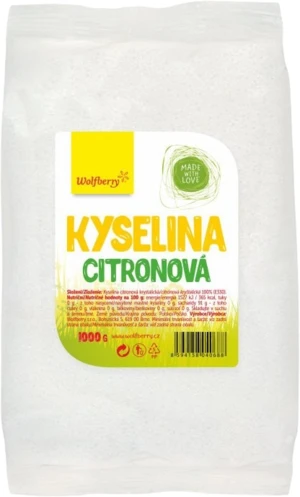 WOLFBERRY Kyselina citronová sáček 1000 g