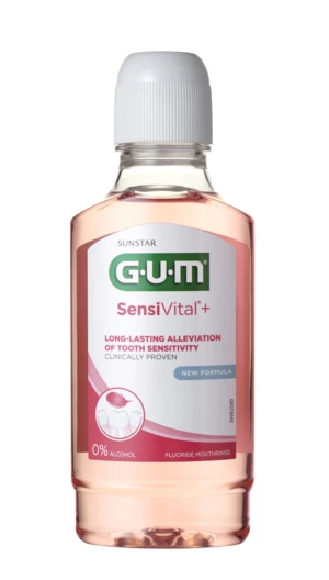 GUM SensiVital ústní voda (výplach) pro citlivé zuby s CPC 0,07 %, 300 ml