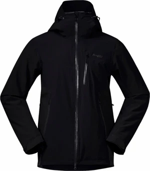 Bergans Oppdal Insulated Jacket Black/Solid Charcoal L Lyžiarska bunda