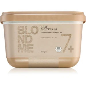 Schwarzkopf Professional Zesvětlující pudr s obsahem jílu BLONDME Bond Enforcing (Premium Clay Lightener) 350 g