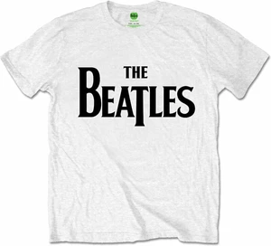 The Beatles Tričko Drop T Unisex White 2XL