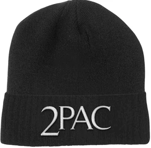 2Pac Sombrero Logo Black