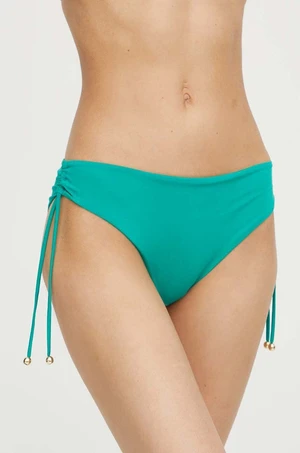 Plavkové nohavičky Max Mara Beachwear zelená farba, 2416821099600