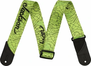 Jackson Cracked Mirror Strap Correa de guitarra textil Verde