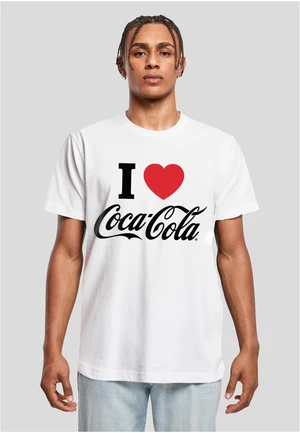 Men's T-shirt I Love Coca Cola white