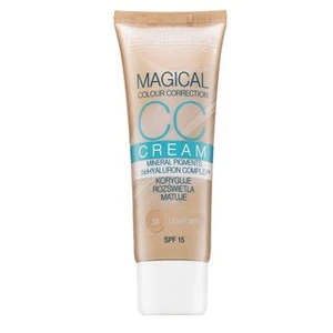 Eveline Magical Colour Correction CC Cream SPF15 CC krém proti nedokonalostiam pleti 50 Light Beige 30 ml