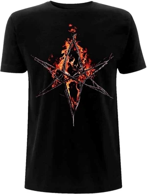 Bring Me The Horizon Koszulka Flaming Hex Unisex Black S