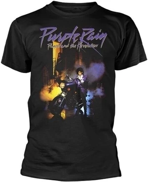 Prince Maglietta Purple Rain Unisex Black M