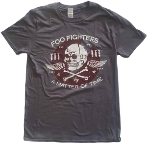 Foo Fighters Maglietta Matter of Time Unisex Charcoal Grey S