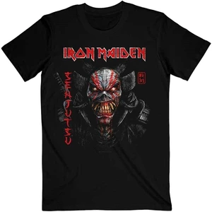 Iron Maiden Tricou Senjutsu Black Cover Vertical Logo Unisex Black S