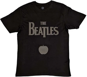 The Beatles Camiseta de manga corta Drop T Logo & Apple Unisex Black 2XL