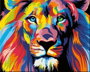 Zuty Peinture par numéros Lion