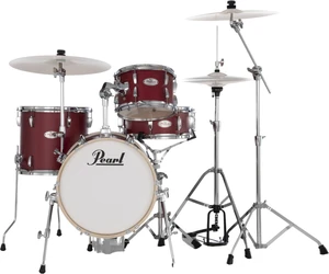 Pearl Midtown MT564/C-D747 Matte Red Akustická bicia sada