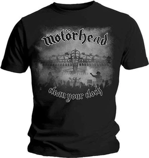 Motörhead Tricou Clean Your Clock B&W Unisex Black XL